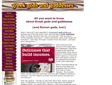 Tablet Screenshot of greek-gods-and-goddesses.com